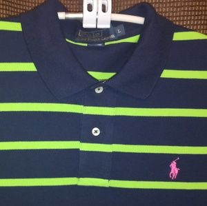 L - Polo by Ralph Lauren Classic Fit Striped Shirt